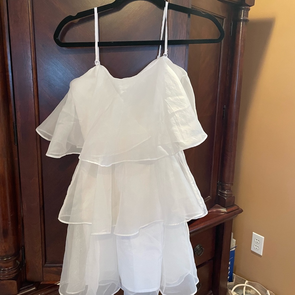 Abercrombie and Fitch, women's white dress, size small